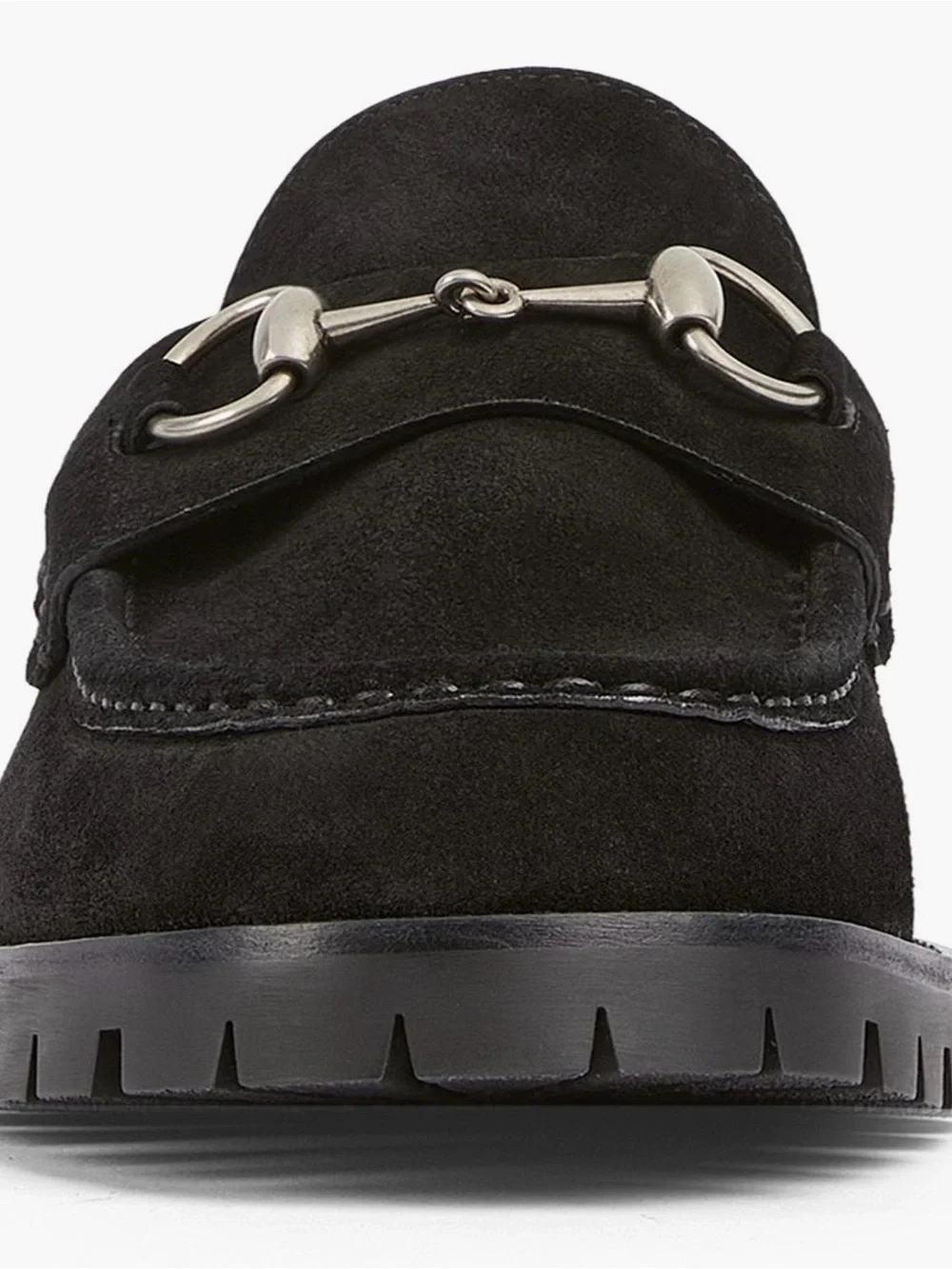 Gucci Black Suede Horsebit Silke Loafer, Men’s size 8 men’s